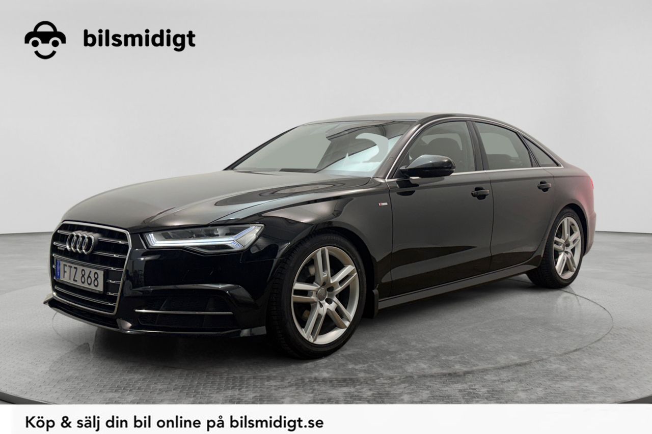 Audi A6 Sedan 2.0 TDI Quattro Ambition S Line Sport Delläder P-Sensorer ADS Värmare 190hk – bild 1 av 29
