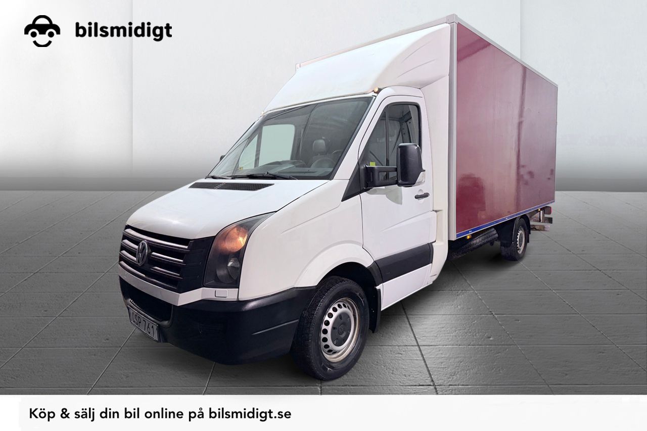 Volkswagen Crafter 35 2.0 TDI 3-sits Bakgavellyft Volymskåp Värmare Moms/Leasing 163hk