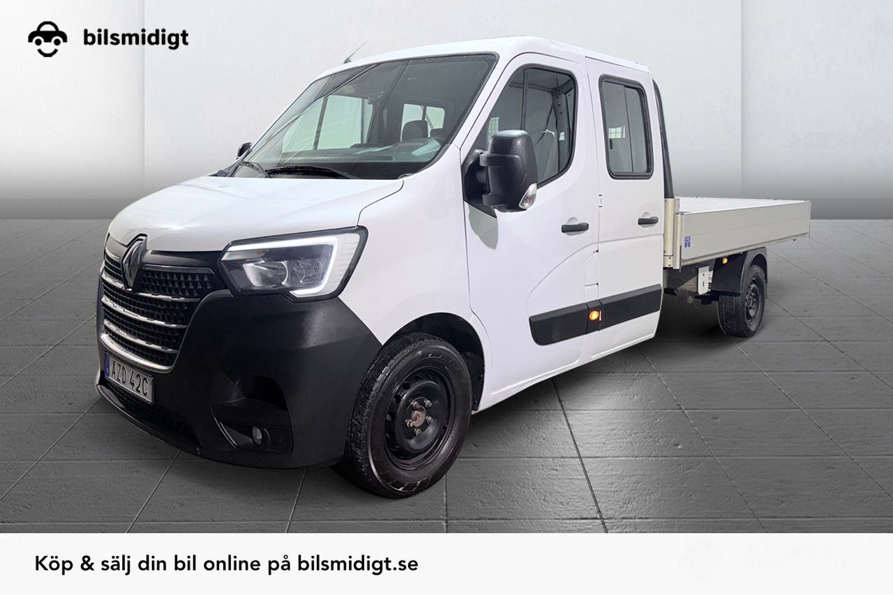 Renault Master Chassi Cab 3.5T 2.3 7-sits Kamkedja Navigation Värmare Moms/Leasing 150hk