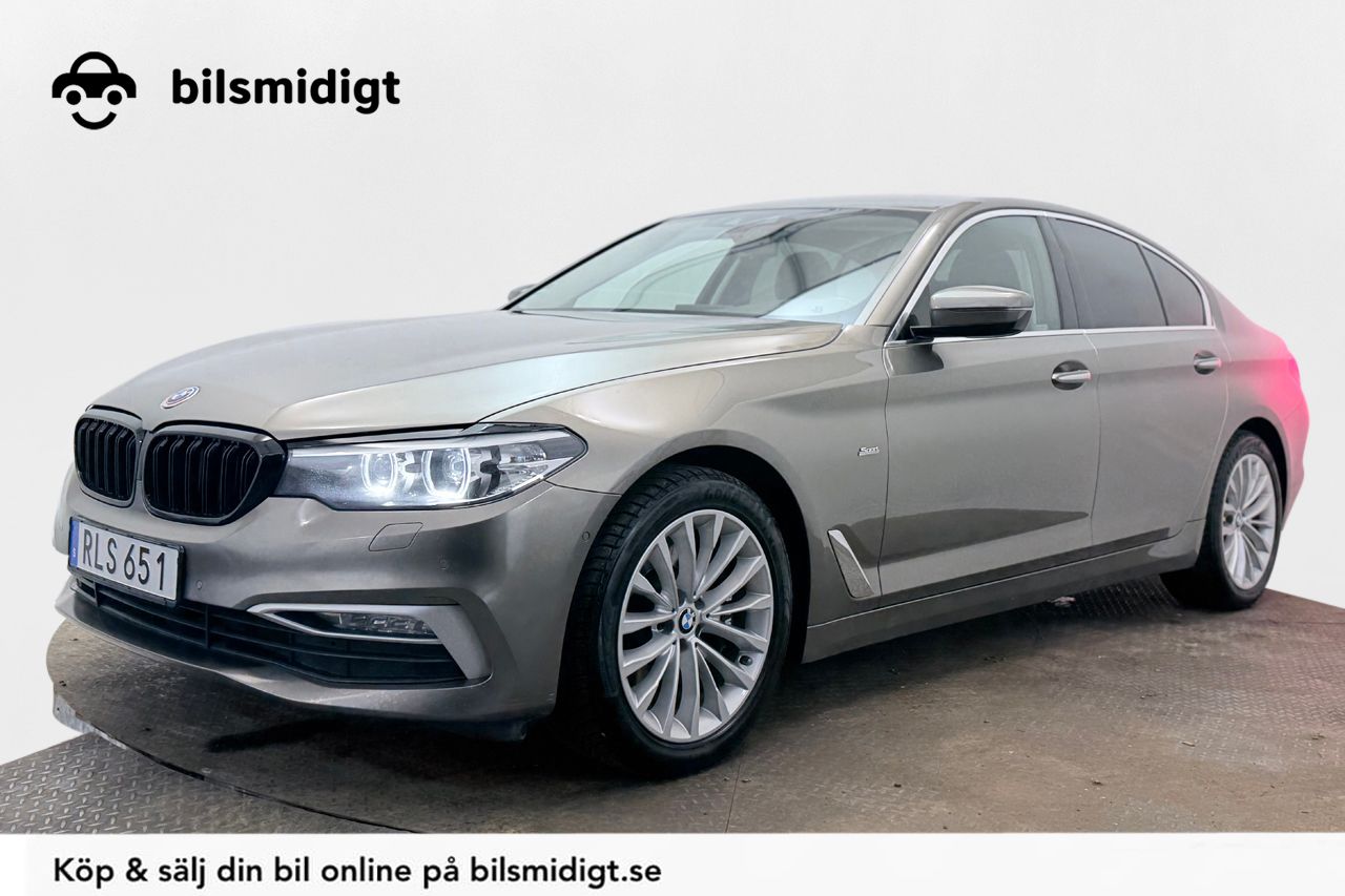 BMW 530i Sedan Sport Line Dragkrok Delläder Navigation Backkamera Värmare H/K 252hk