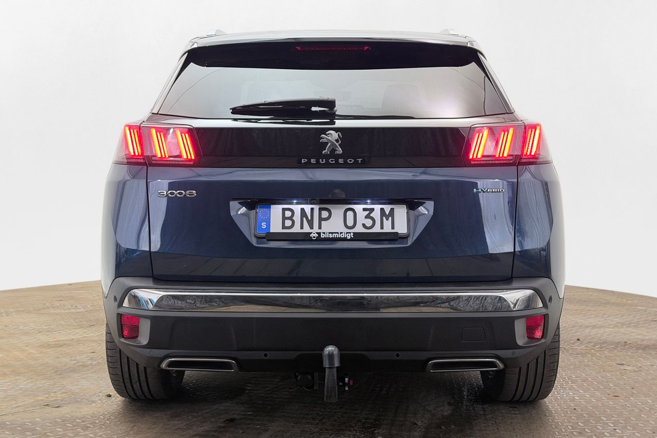Peugeot 3008 HYBRID GT Dragkrok Delläder Navigation Backkamera Cockpit Värmare Moms/Leasing 224hk – bild 6 av 31