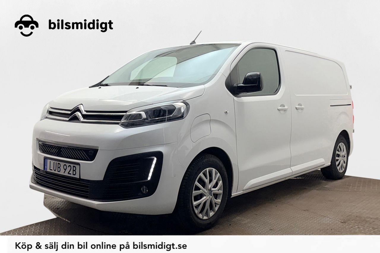 Citroën ë-Jumpy 75 2xSidodörr 3sits Drag Inredd Nav Kamera Delläder