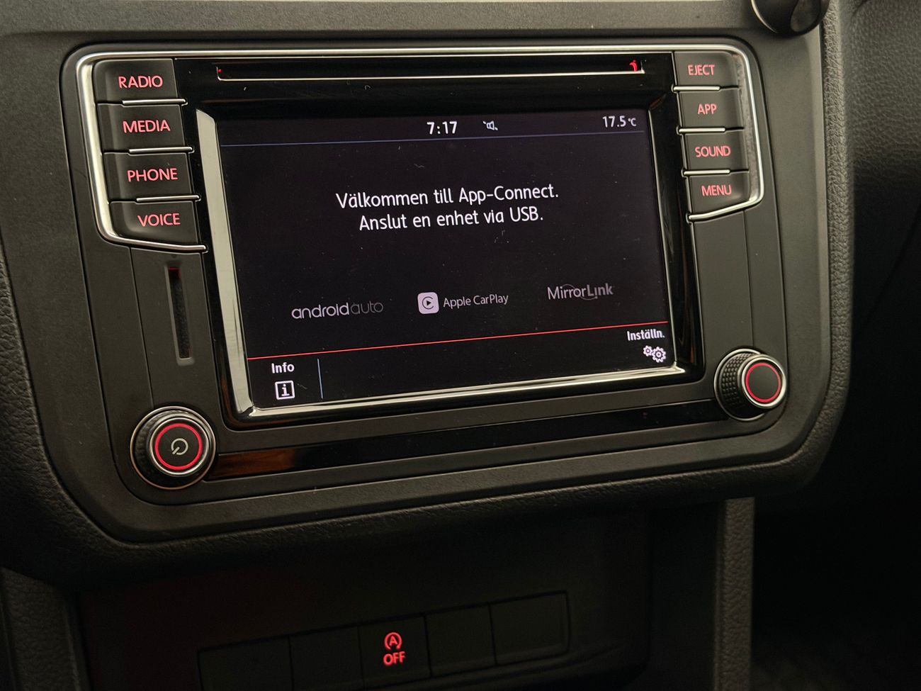 Volkswagen Caddy Skåp 1.4 TGI CNG Aut Drag AppConnect PDC 110hk – bild 19 av 25