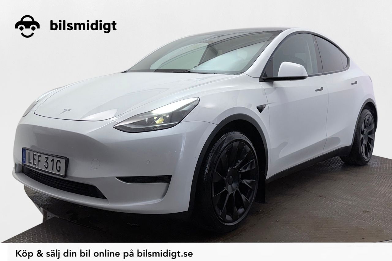 Tesla Model Y Long R AWD Drag Pano Läder Navi Premiumljud VPump 514hk