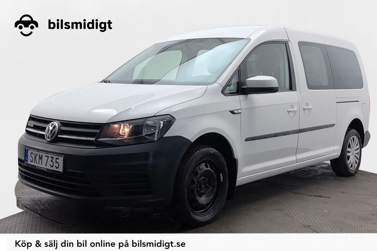 Volkswagen Caddy Maxi Life 7-Sits 1.4 TGI CNG Automat P-Sensorer Moms/Leasing 110hk