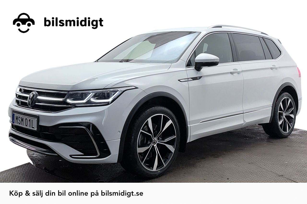 Volkswagen Tiguan 7-sits 2.0 TDI 4M R-Line Dragkrok 360° Kameravy Värmare H/K *SE SPEC* – bild 1 av 31