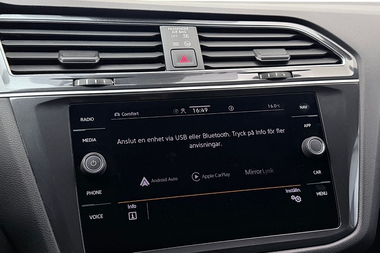 Volkswagen Tiguan 7-sits 2.0 TDI 4M R-Line Dragkrok 360° Kameravy Värmare H/K *SE SPEC* – bild 20 av 31