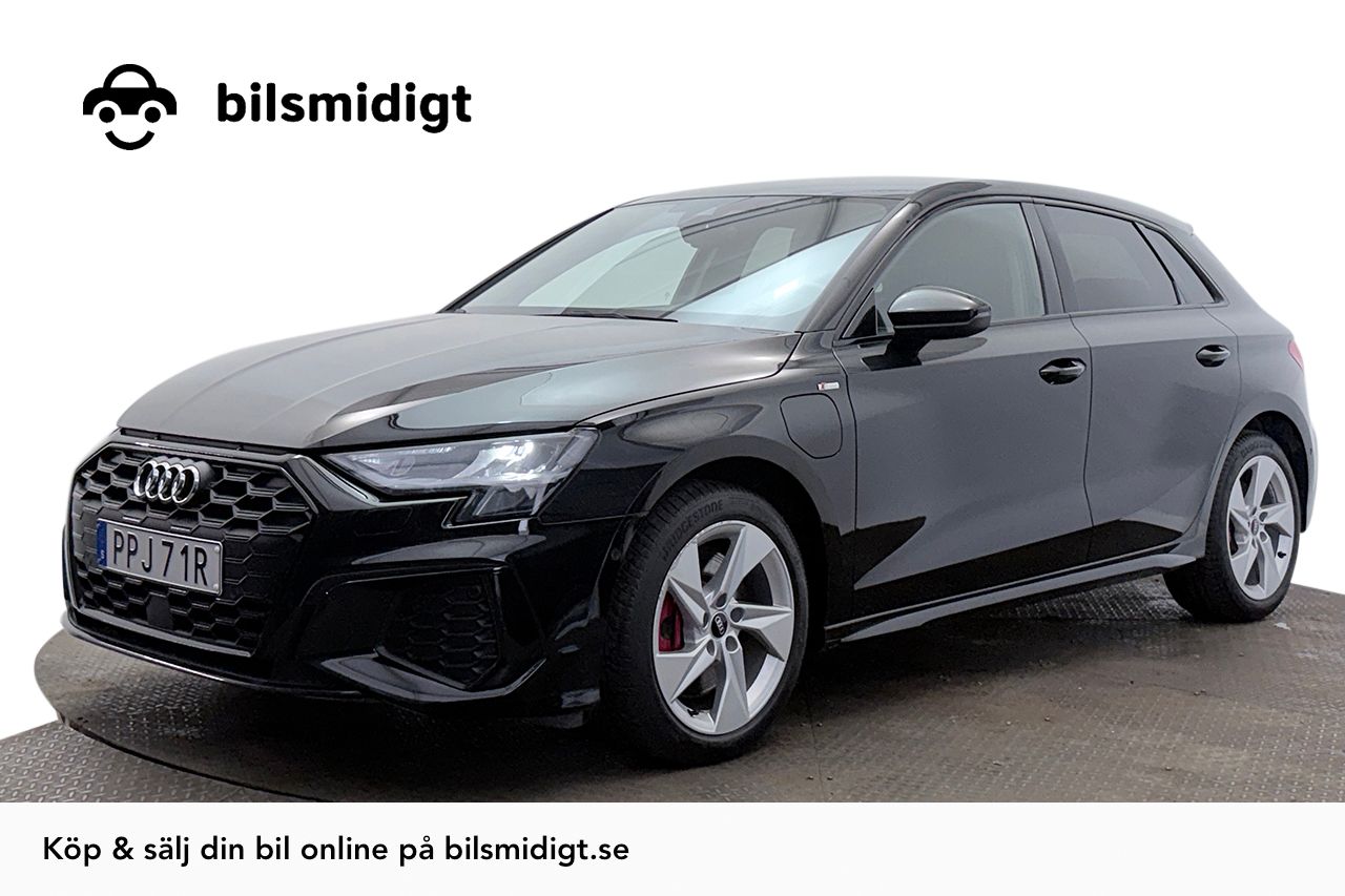 Audi A3 Sportback 45 TFSI e S Line Komfort Black App+ Connect 245hk – bild 1 av 29