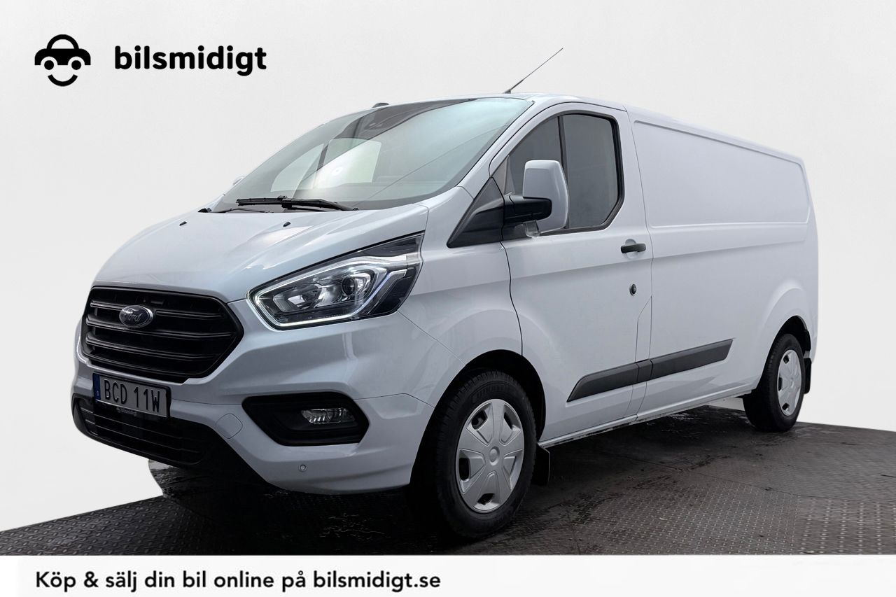 Ford Transit Custom 300 2.0 Automat L2 Lång 3-sits Drag Kamera 130hk – bild 1 av 23