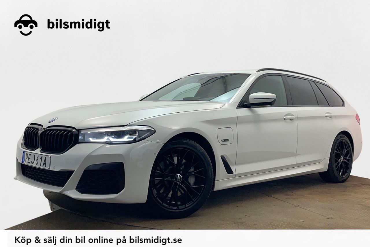 BMW 530e Touring M Sport Drag Cockpit Nav Kamera Läder MOMS 292hk – bild 1 av 38