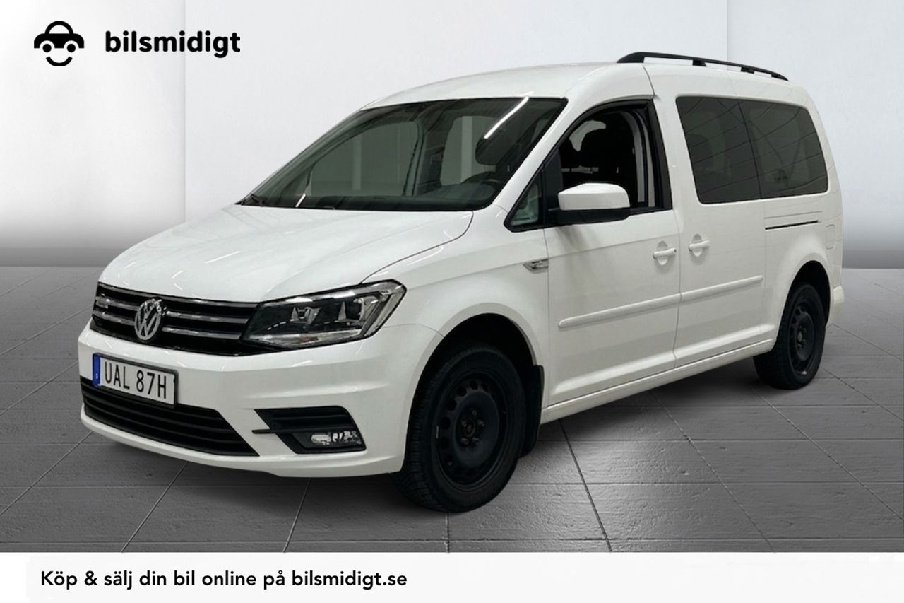 Volkswagen Caddy Maxi Life 7-sits 1.4 TGI Aut CNG Kamera P-Sens 110hk