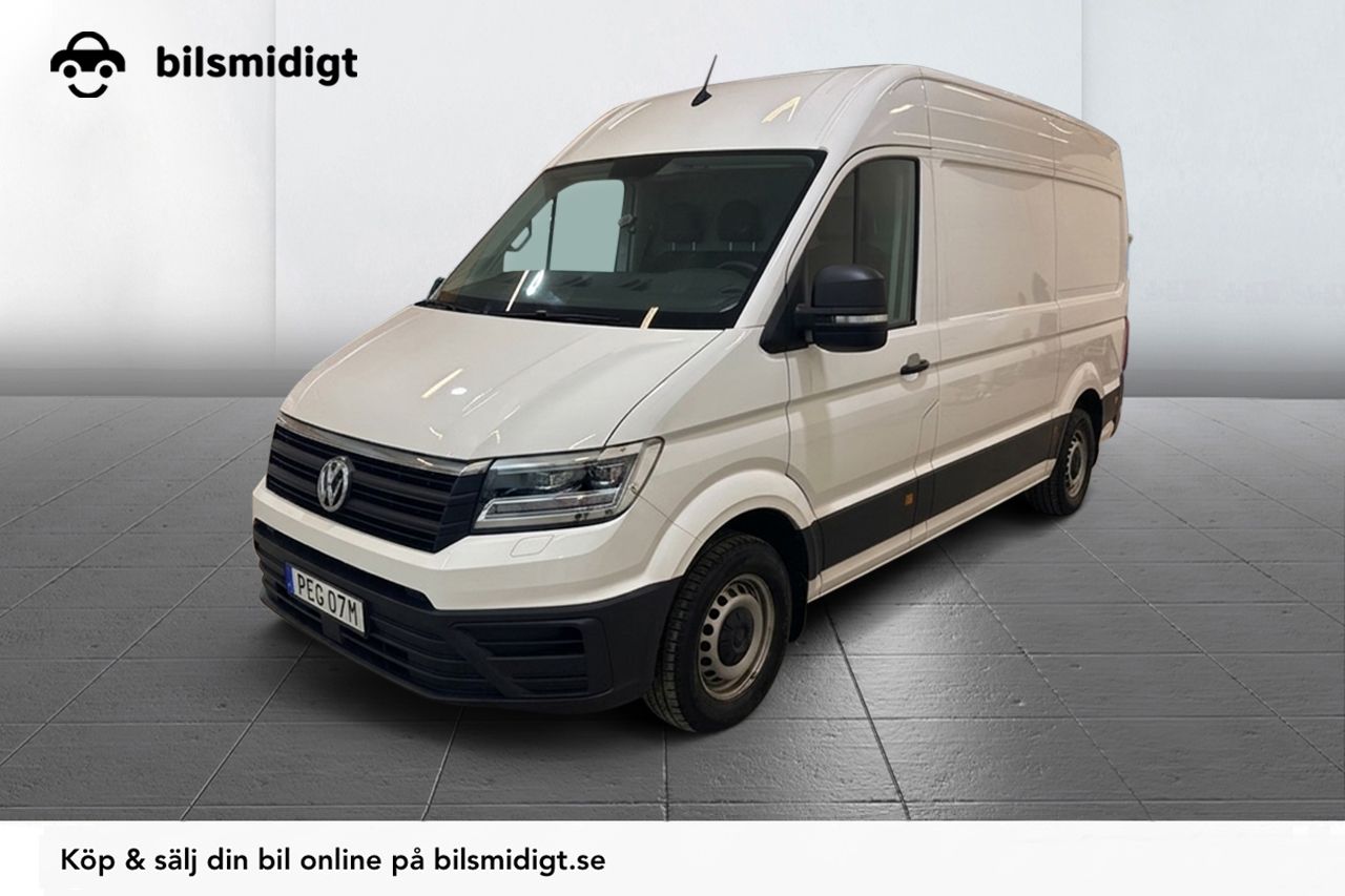 Volkswagen Crafter 35 L3H3 2.0 TDI Aut Drag Inredd Kamera Värmare MOMS