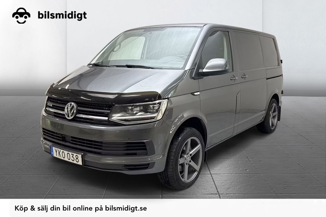 Volkswagen Transporter T30 2.0 4M Aut 3-sits Drag Inredd Navi Värmare 150hk