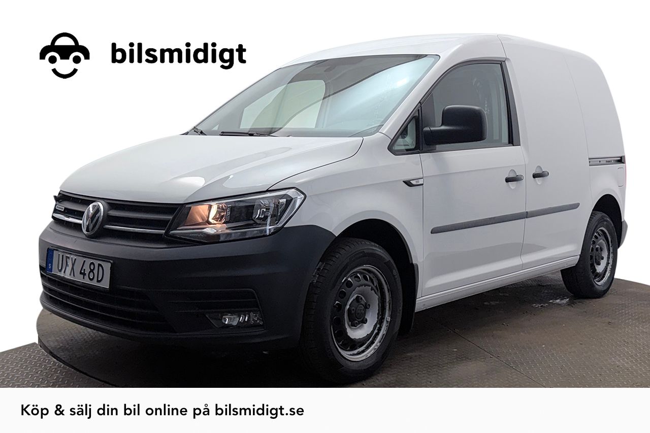 Volkswagen Caddy CNG 2xSidodörr Ramp Kamera P-Sens Navi MOMS