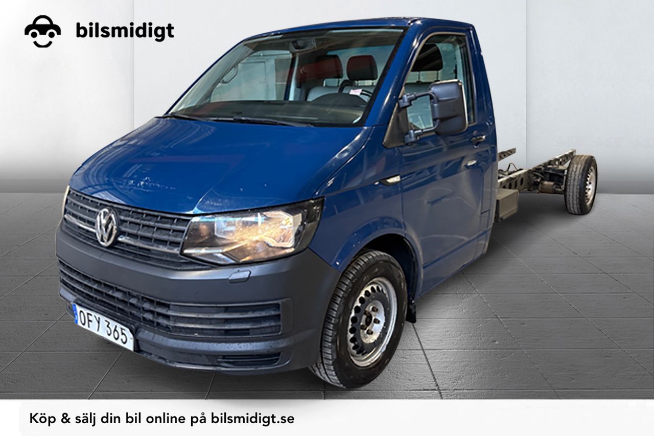 Volkswagen Transporter Chassi T30 2.0 TDI 3-sits Komfortpkt Fhållare MOMS 150hk