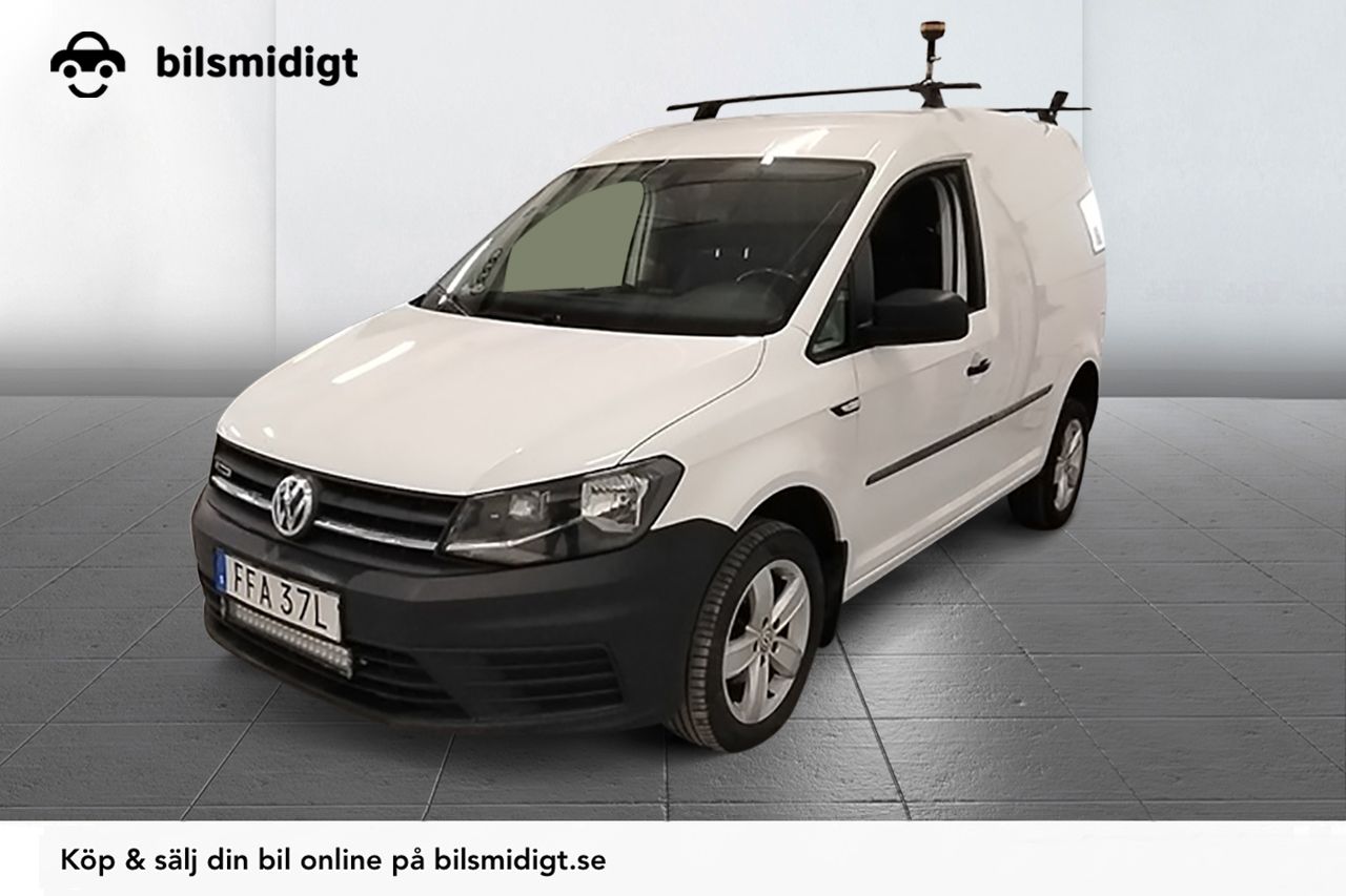 Volkswagen Caddy Skåp 2.0 TDI 4M Aut Drag P-Sens LED-ramp MOMS 150hk
