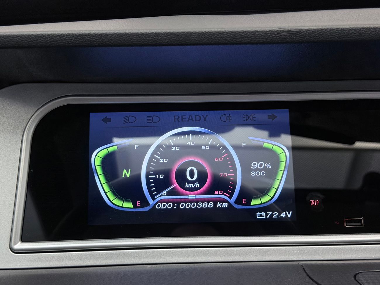 Titan Zero R4S 4-sits Läder Taklucka Värmare Cockpit USB Klass 2 – bild 15 av 22