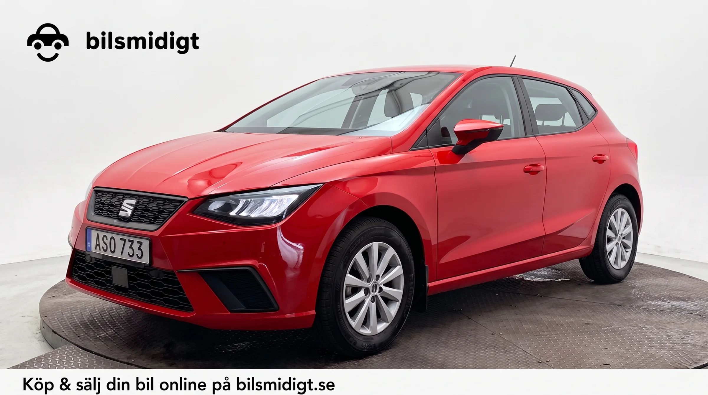 Seat Ibiza 1.0 TGI Vision Plus CNG Kamera P-Sens Cockpit 90hk – bild 1 av 22