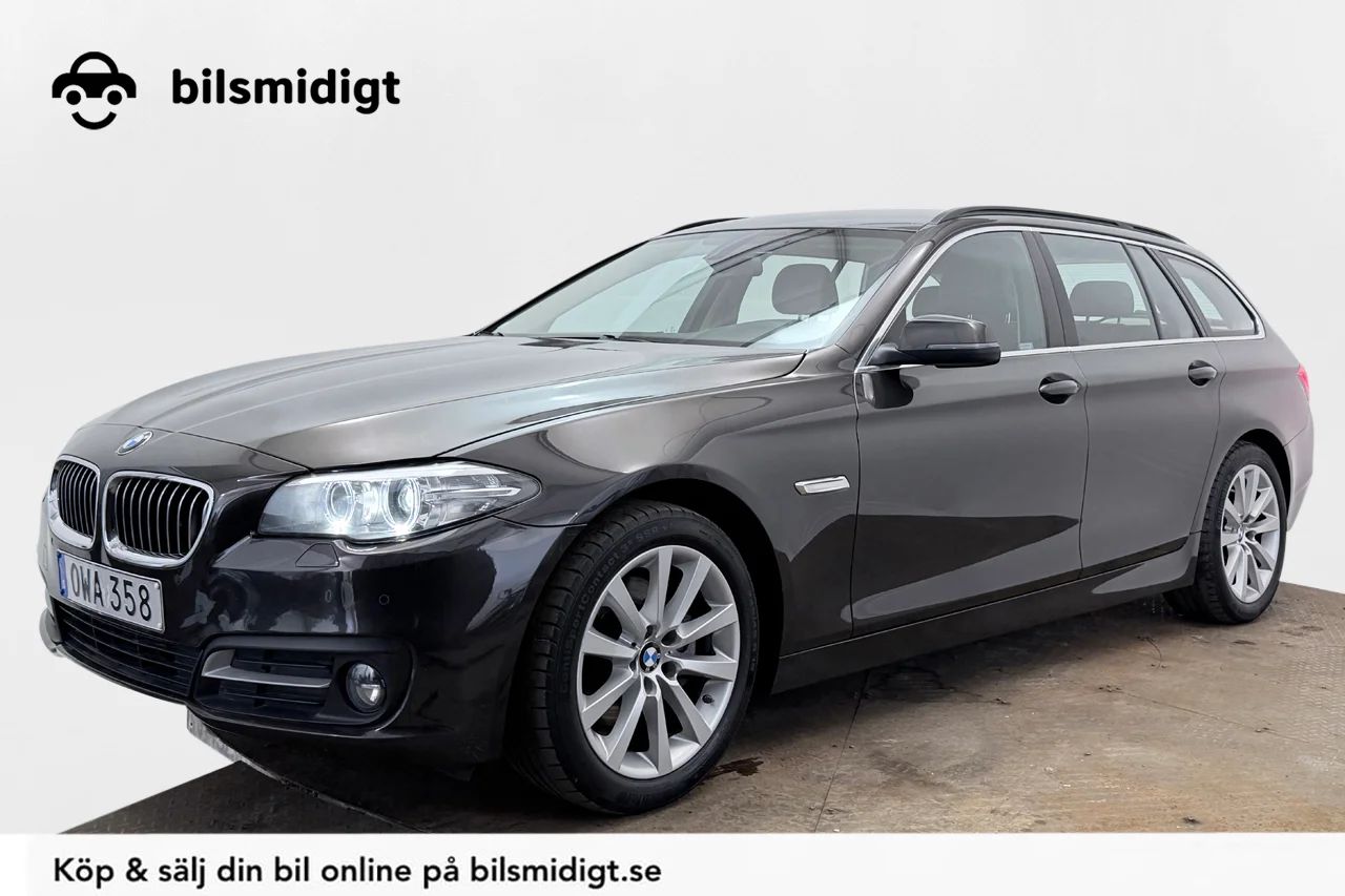 BMW 520d xDrive Touring Aut Läder P-Sens Rattvärme 190hk – bild 1 av 32