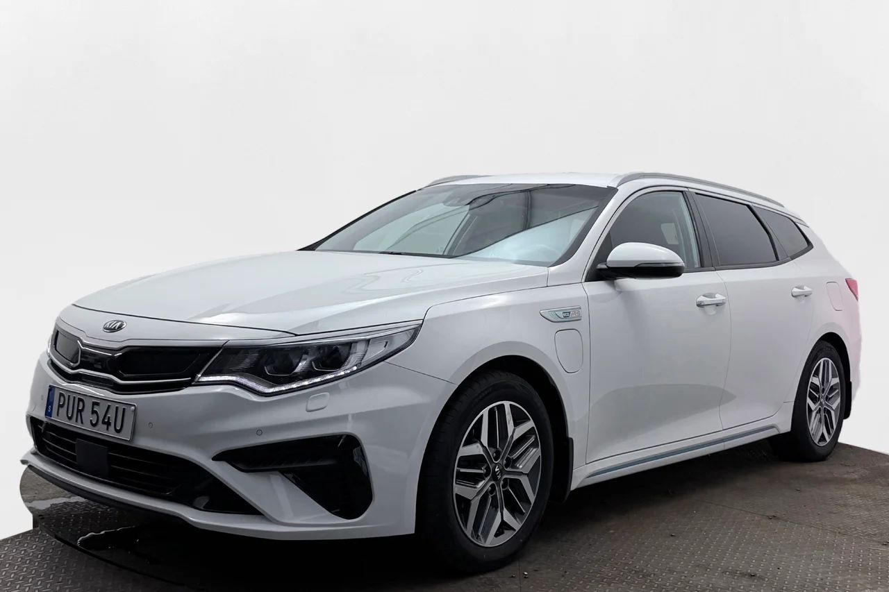 Kia Optima SW Plug-in Advance+ Drag Läder Kamera H/K Stolsminne 205hk – bild 1 av 31