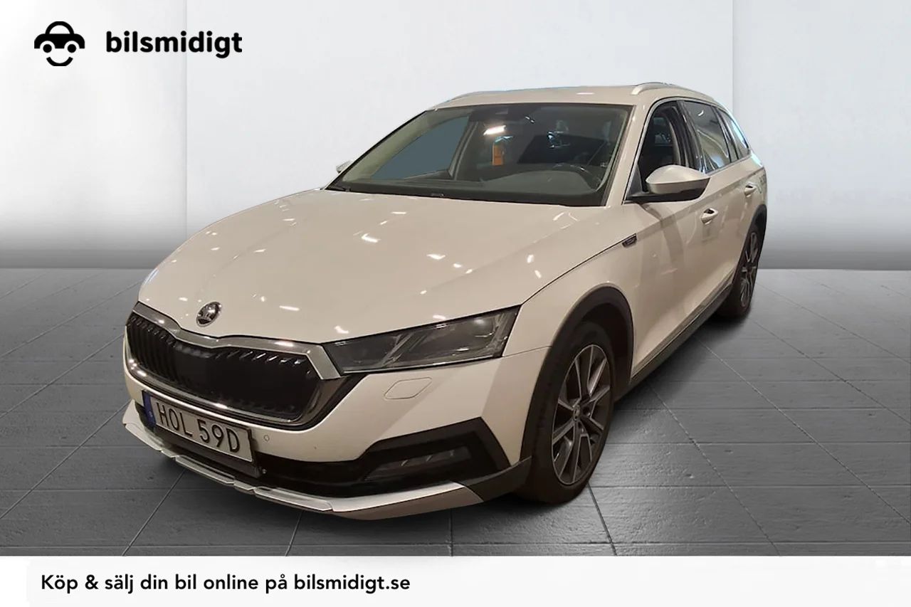Skoda Octavia Scout 2.0 TDI 4x4 Aut Drag Cockpit Kamera Värmare 200hk