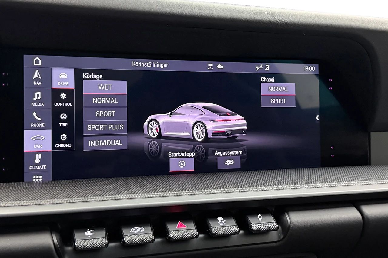Porsche 911 Carrera 4S PDK PSE 360° BOSE Taklucka Sport-Chrono+ IPE Avgas 450hk – bild 27 av 34
