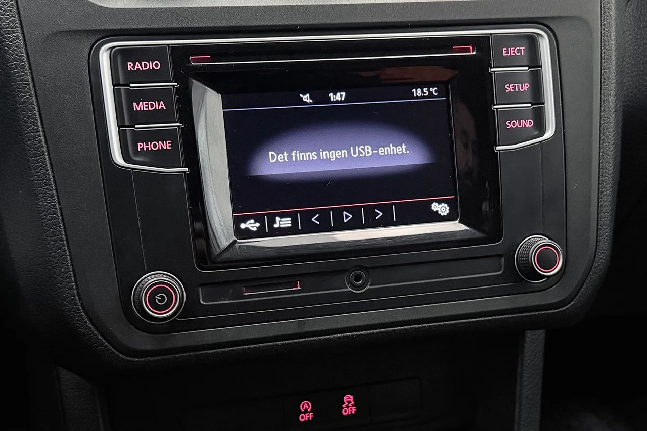 Volkswagen Caddy 1.4 TGI CNG Drag P-Sens MOMS 110hk – bild 19 av 24