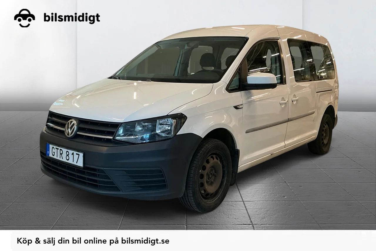 Volkswagen Caddy Maxi Life 2.0 TDI Drag P-Sens MOMS 102hk – bild 1 av 9