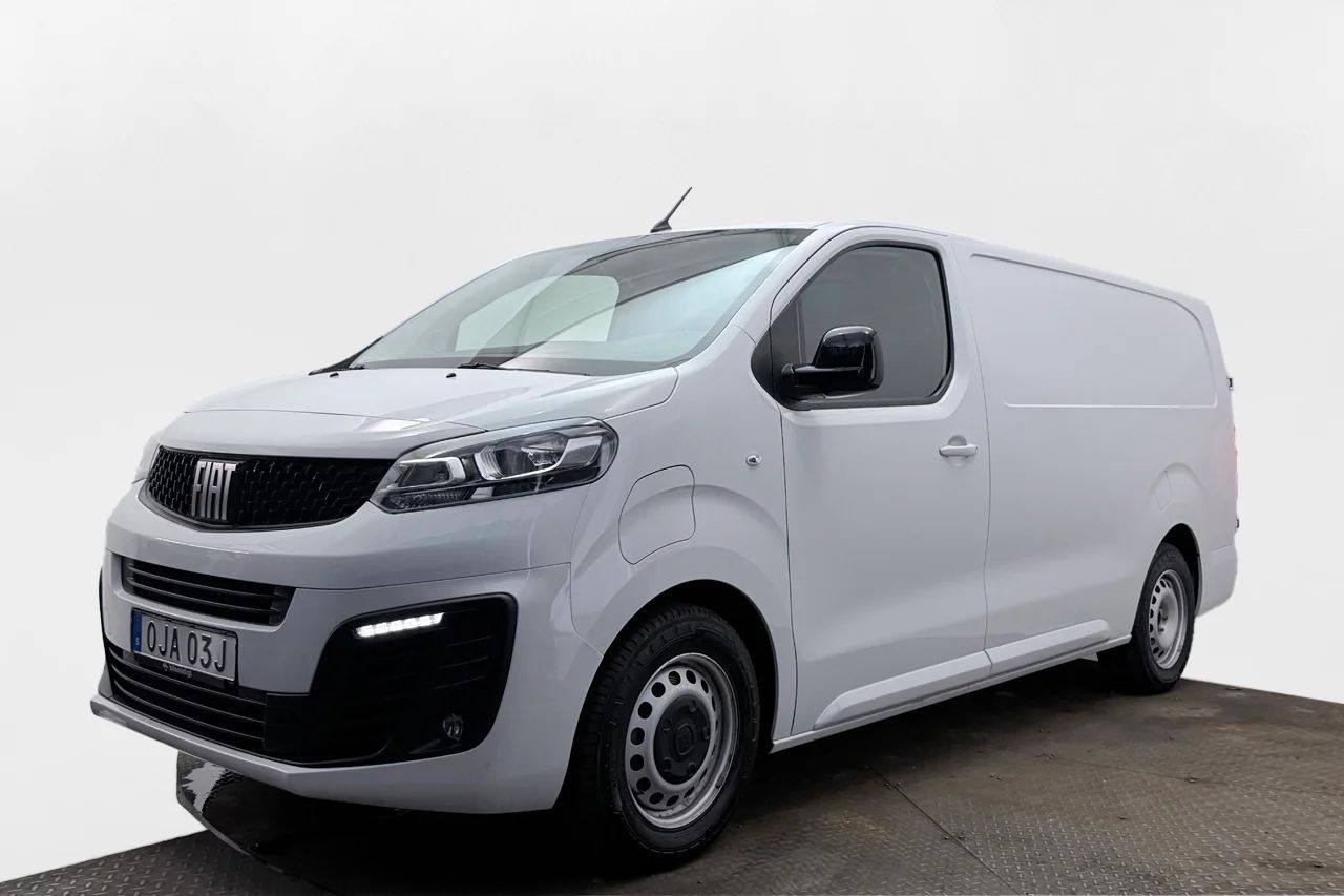 Fiat E-Scudo 75 kWh L3 Lång 3-sits Pekskärm Farthållare MOMS