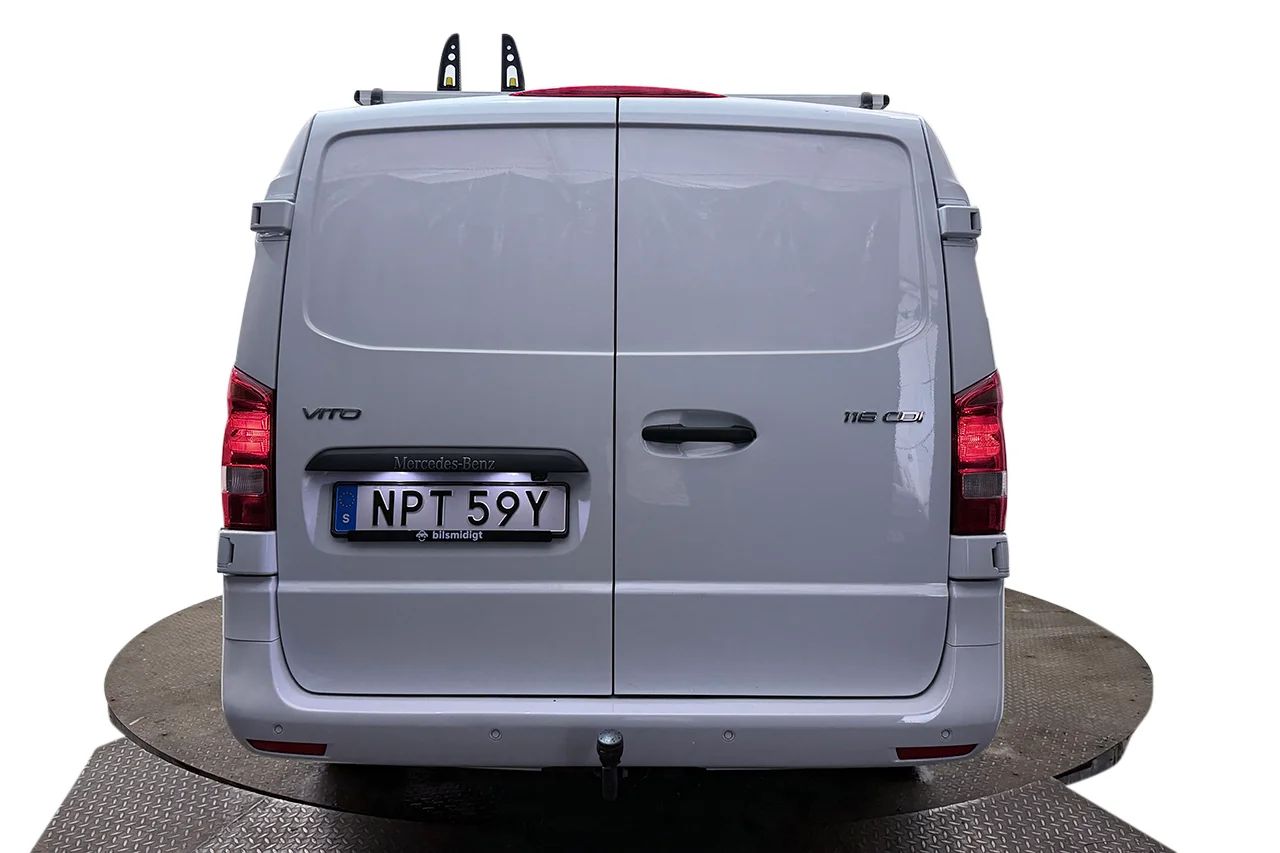 Mercedez-Benz Vito 116 CDI 2.8t L3 Extra Lång Drag Inredd Navigation Kamera Läder 3-sits – bild 6 av 27