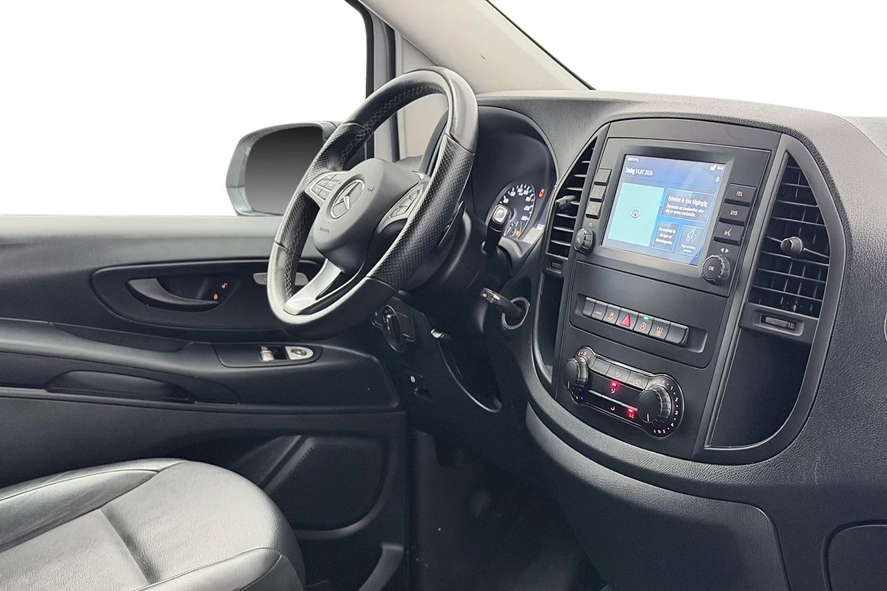Mercedez-Benz Vito 116 CDI 2.8t L3 Extra Lång Drag Inredd Navigation Kamera Läder 3-sits – bild 15 av 27