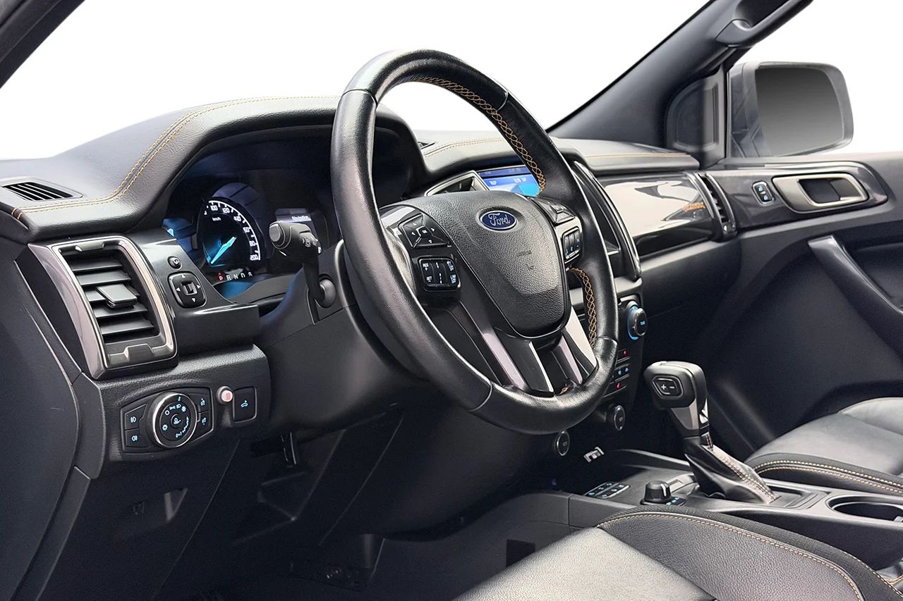 Ford Ranger Dubbelhytt 2.0 Bi-Turbo Wildtrak Drag Läder Navi Kamera Värmare 213hk – bild 9 av 31