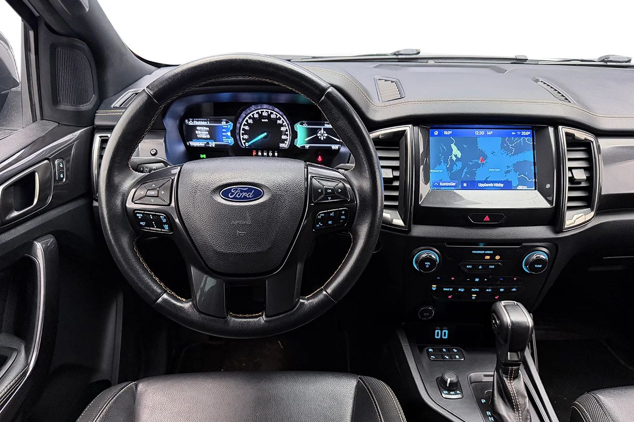 Ford Ranger Dubbelhytt 2.0 Bi-Turbo Wildtrak Drag Läder Navi Kamera Värmare 213hk – bild 14 av 31