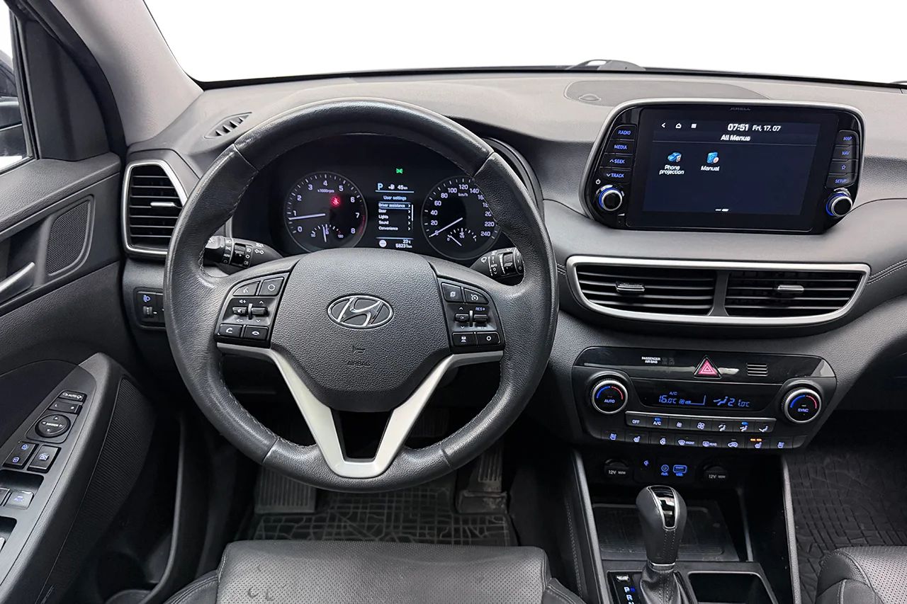 Hyundai Tucson 1.6 T-GDI 4WD Premium Pano Läder 360° Navi KRELL 177hk – bild 21 av 31