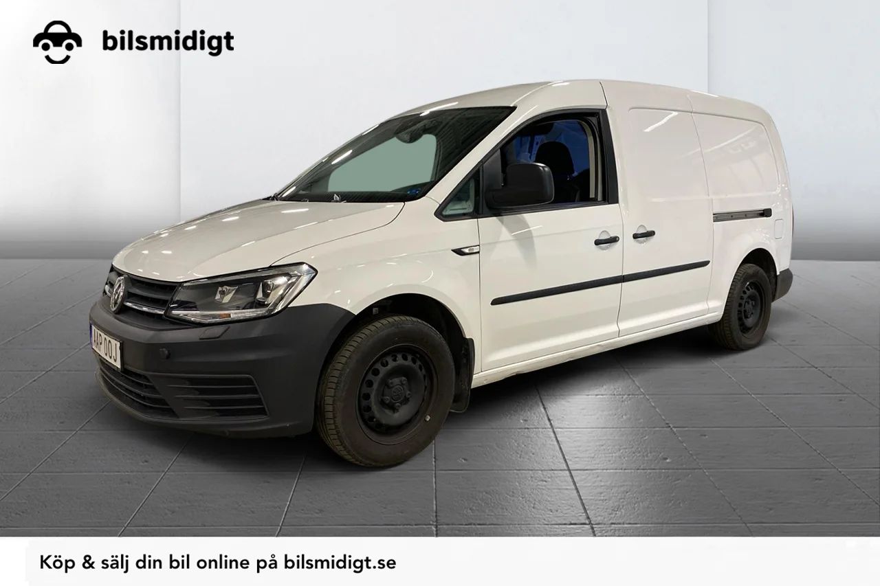 Volkswagen Caddy Maxi Skåp 1.4 TGI Aut CNG Drag Inredd 2xSidodörr Kamera P-Sens