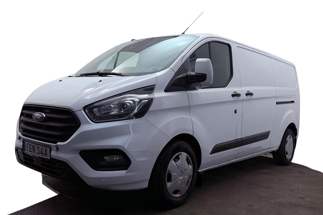 Ford Transit Custom 340 2.0 L2 Inredd 2xSidodörr Drag 3-sits Kamera MOMS 130hk