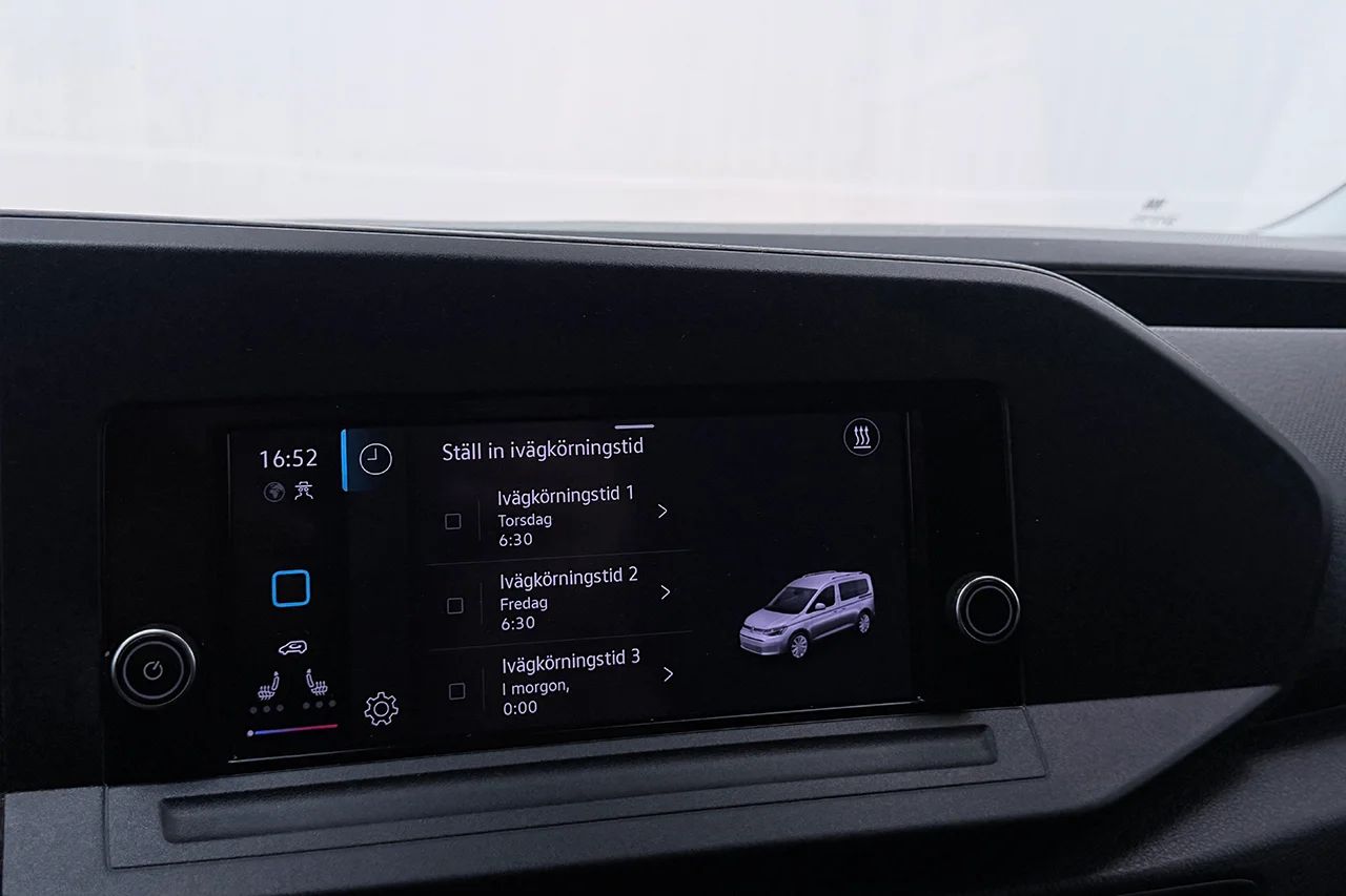 Volkswagen Caddy Cargo 2.0 TDI Aut Inredd Värmare ergoComfort MOMS 122hk – bild 22 av 30