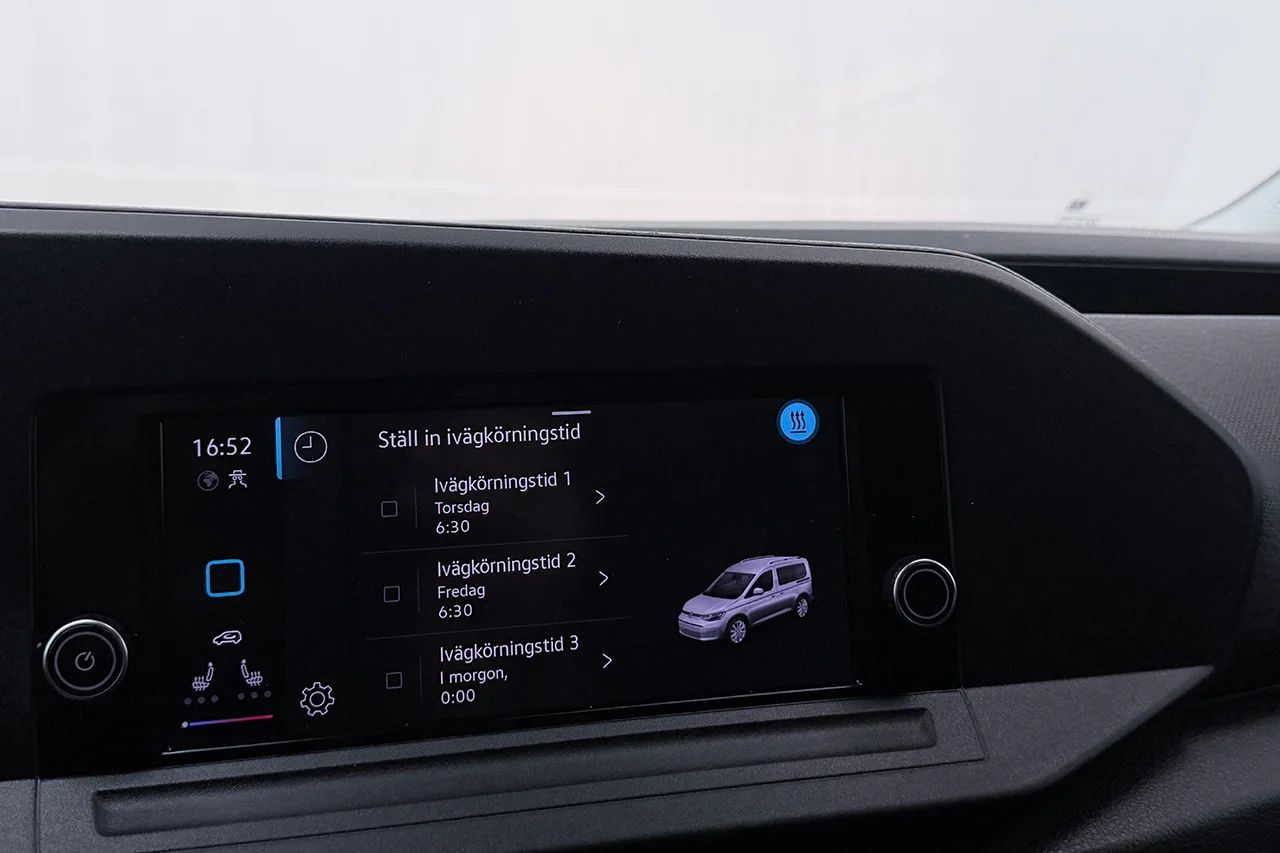 Volkswagen Caddy Cargo 2.0 TDI Aut Inredd Värmare ergoComfort MOMS 122hk – bild 25 av 30