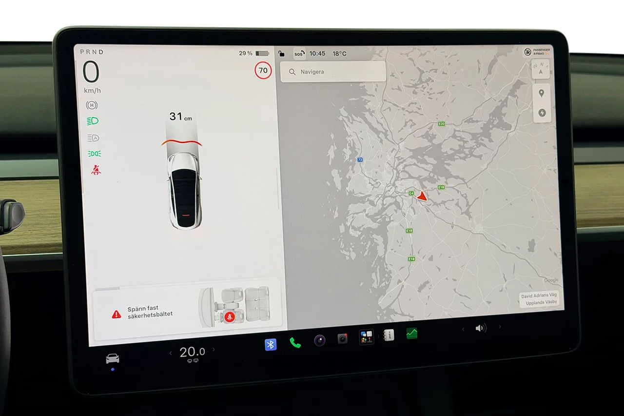 Tesla Model Y Long Range AWD Pano Kameror Premiumljud V-Pump MOMS 514hk – bild 21 av 32