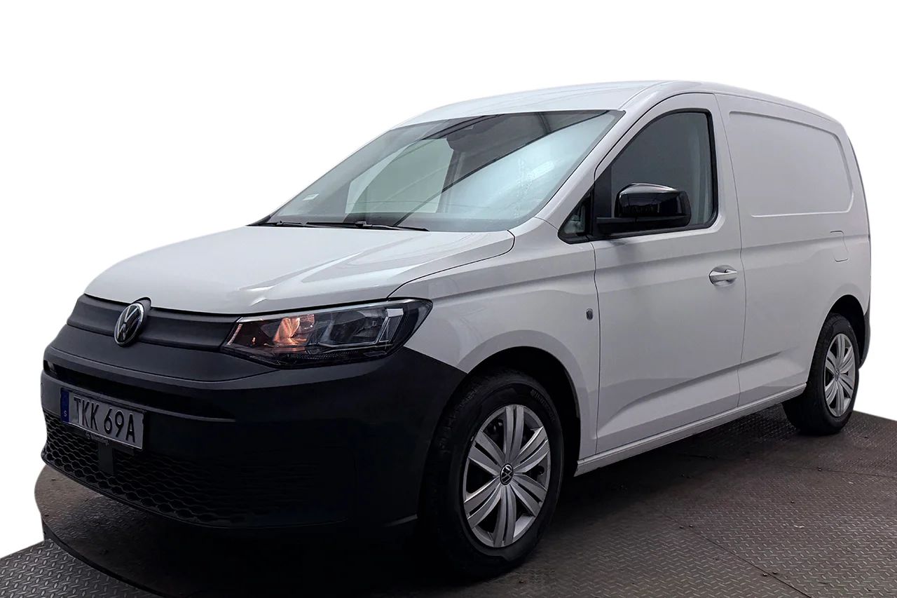 Volkswagen Caddy Cargo 2.0 TDI Aut Inredd Drivepkt Värmare MOMS 122hk