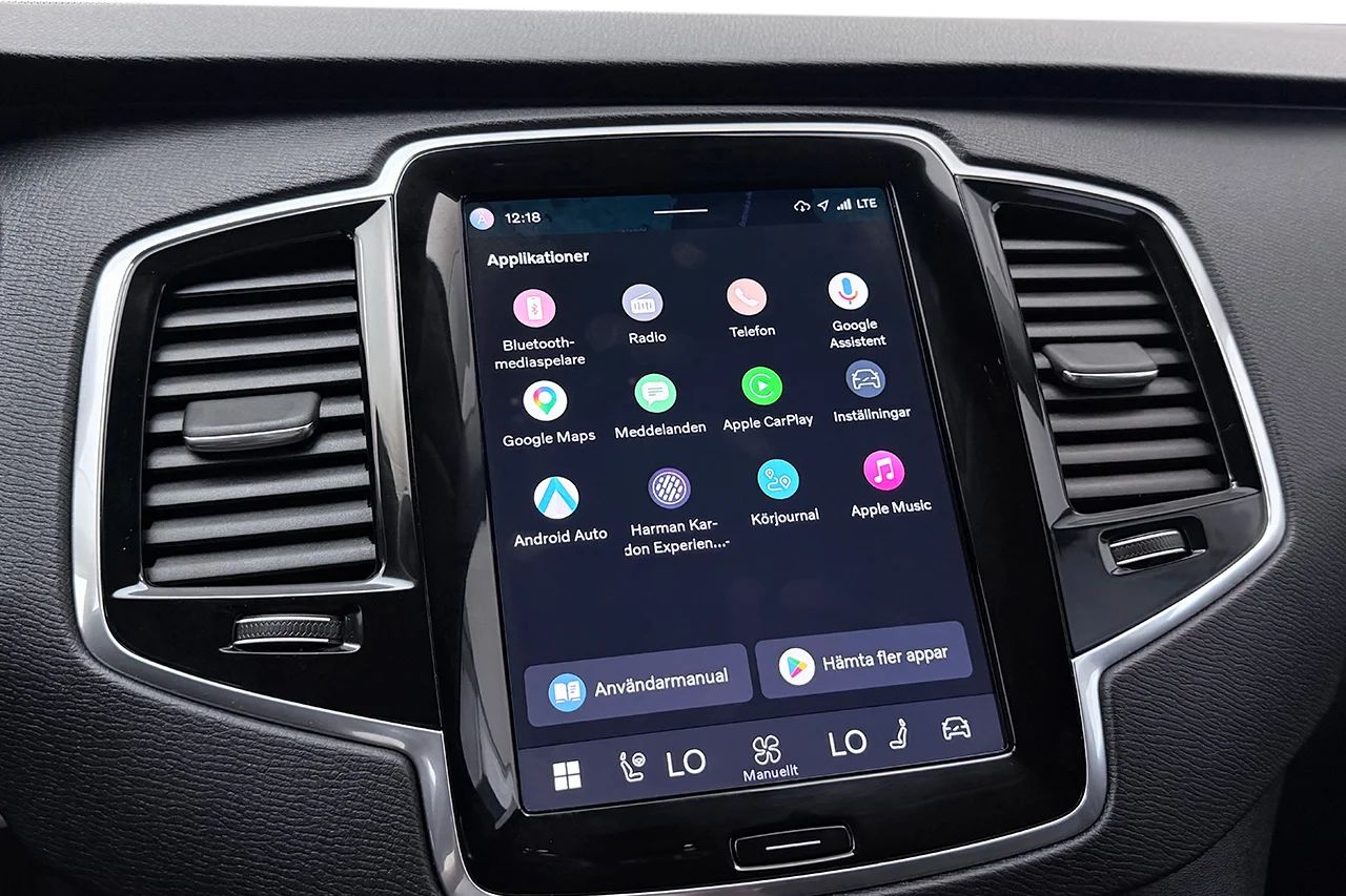 Volvo XC90 Recharge T8 AWD Plus Bright 7-sits Läder Drag H/K P-Klimat BLIS 456hk – bild 28 av 35