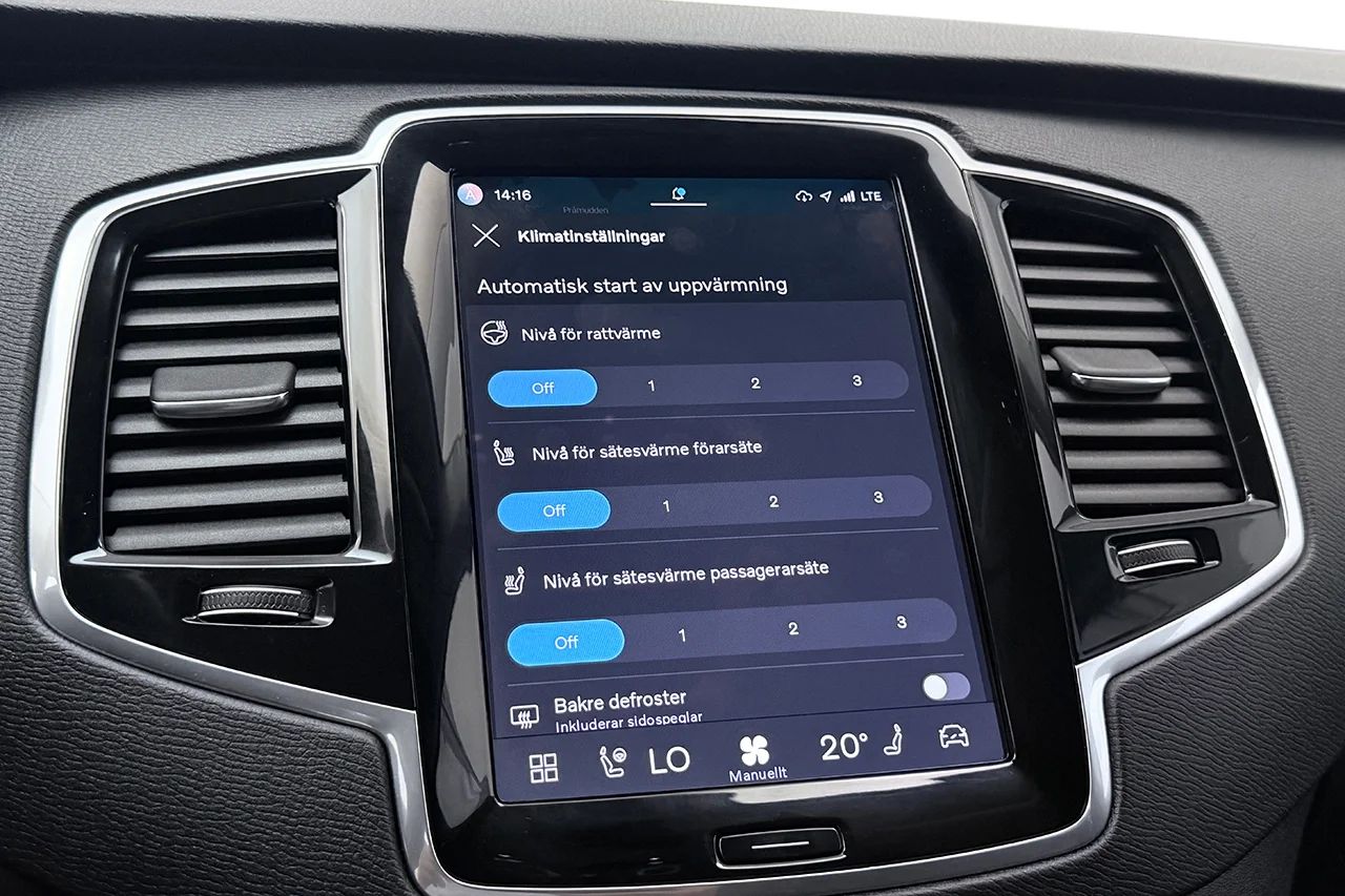 Volvo XC90 Recharge T8 AWD Plus Bright 7-sits Läder Drag H/K P-Klimat BLIS 456hk – bild 27 av 35