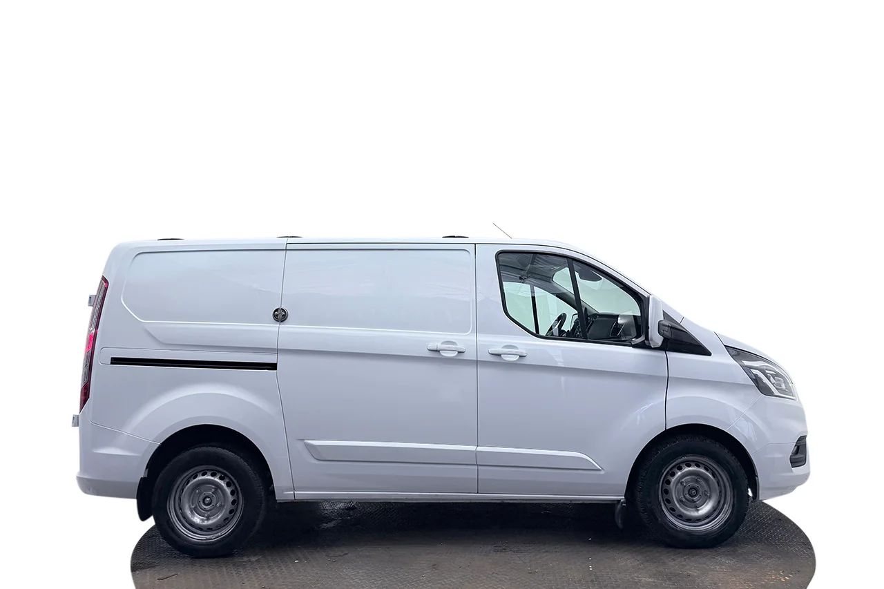 Ford Transit Custom 300 2.0 L1 Aut Drag 2xSidodörr 3-sits Kamera 130hk – bild 4 av 26