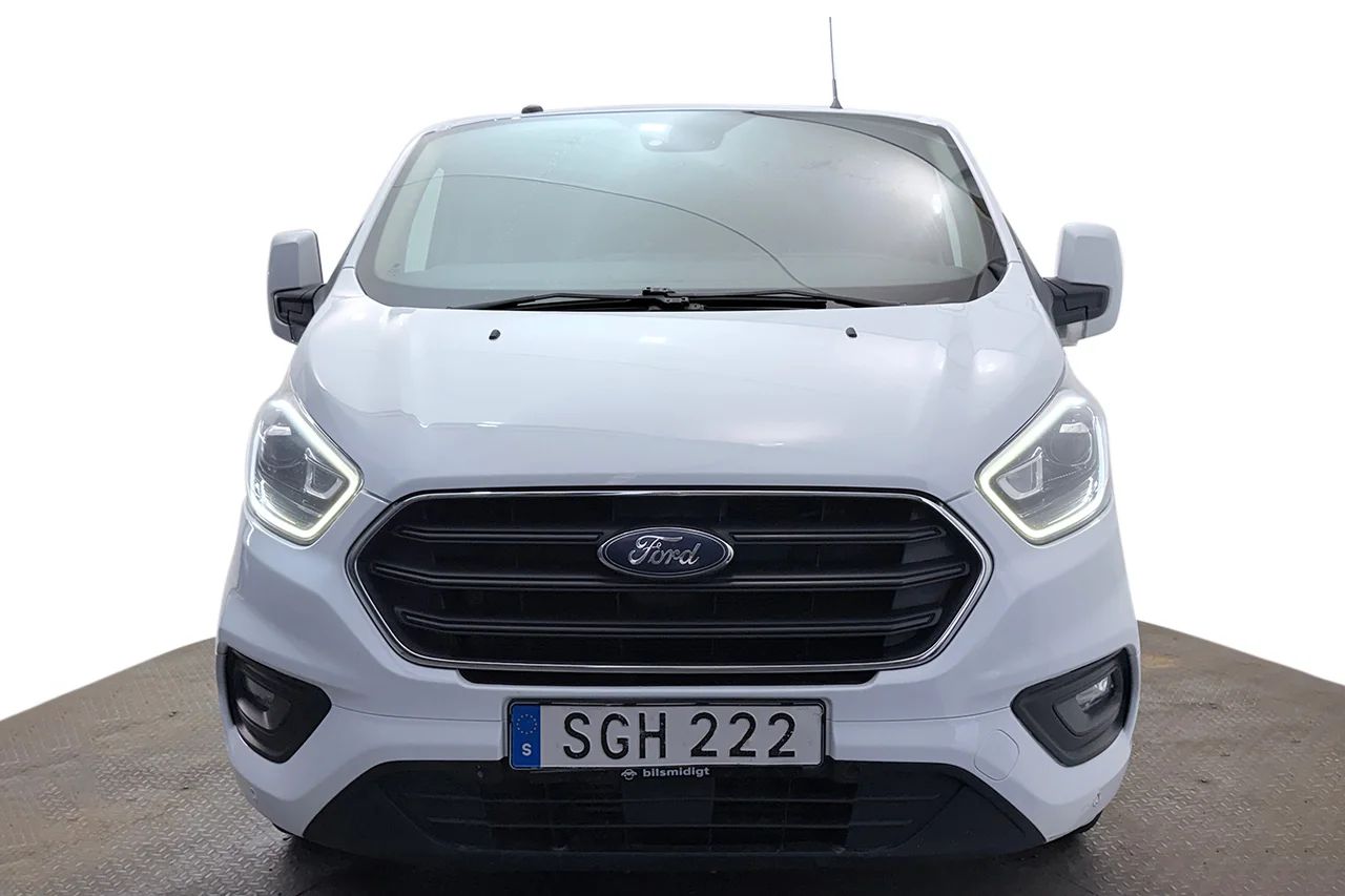 Ford Transit Custom 300 2.0 L1 Aut Drag 2xSidodörr 3-sits Kamera 130hk – bild 2 av 26