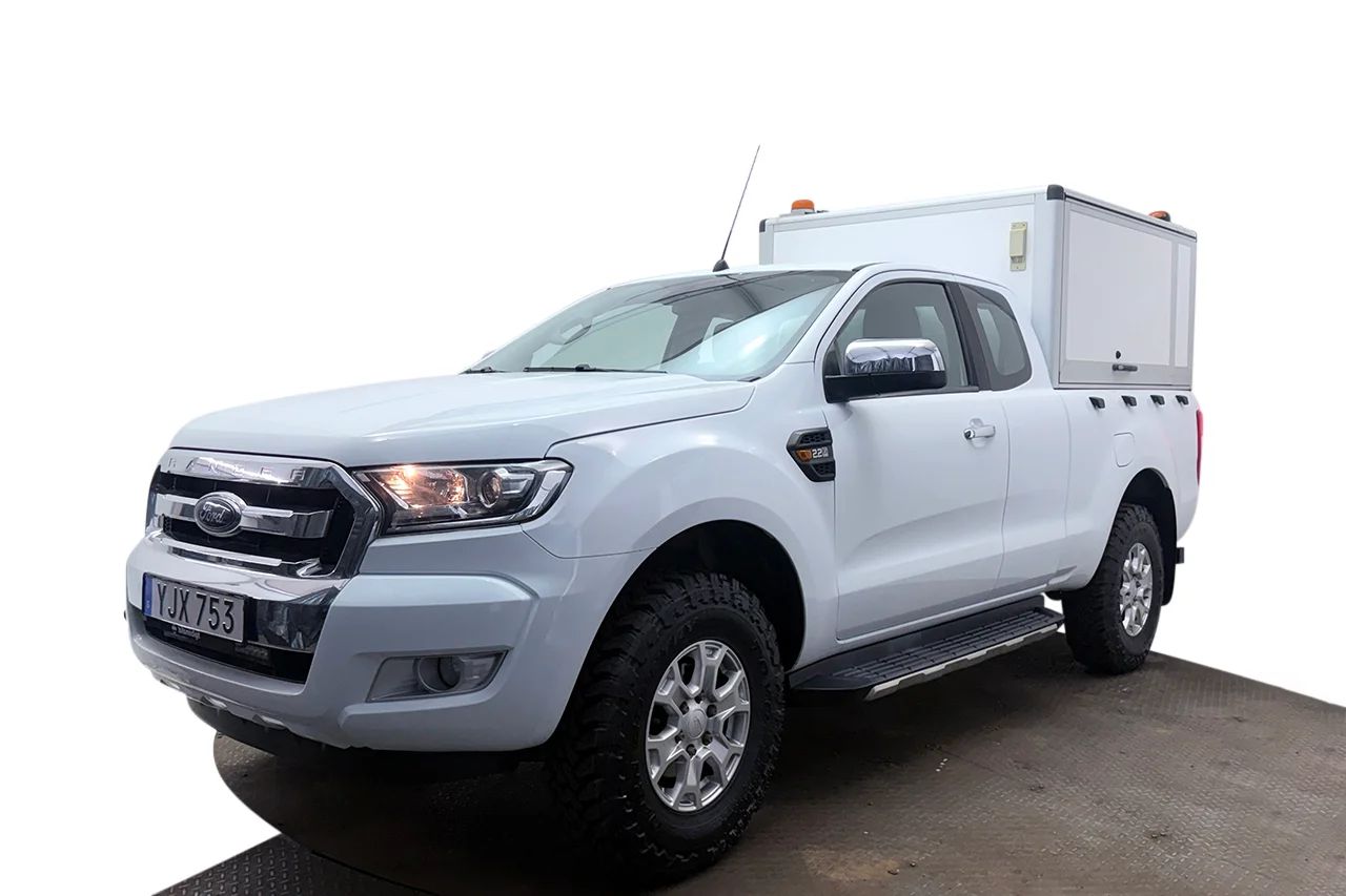 Ford Ranger SuperCab 2.2 TDCi 4x4 Aut Drag Kamera Värmare 160hk