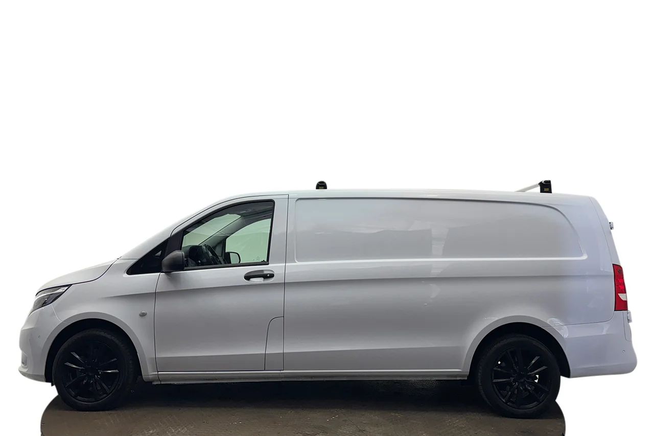 Mercedes-Benz Vito 119 CDI 2.8t L3 Extra Lång Drag Inredd Navigation Kamera Värmare Läder 3sits – bild 9 av 28