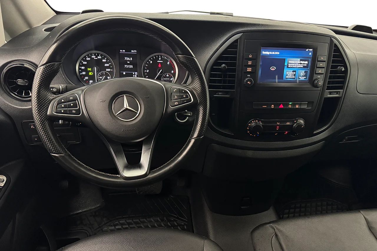 Mercedes-Benz Vito 119 CDI 2.8t L3 Extra Lång Drag Inredd Navigation Kamera Värmare Läder 3sits – bild 16 av 28