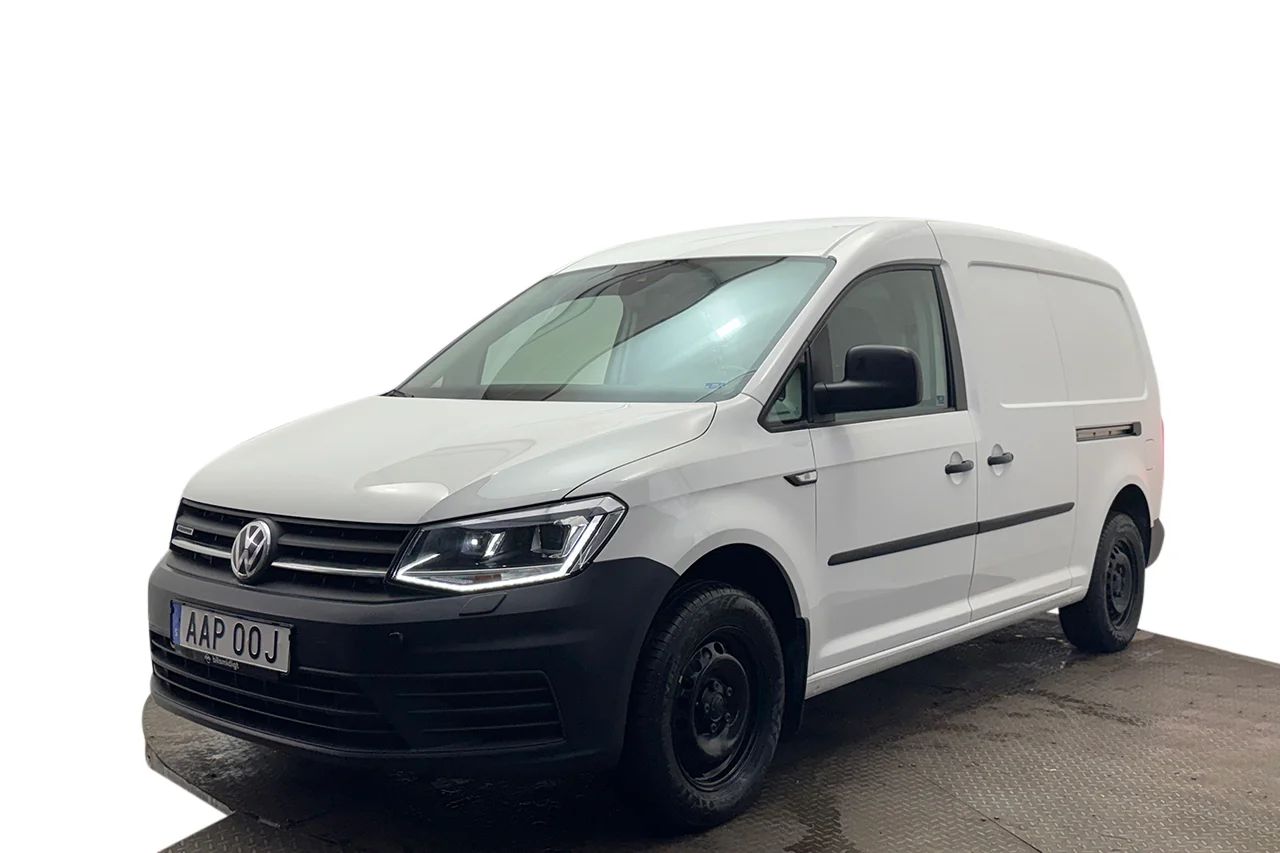 Volkswagen Caddy Maxi Skåp 1.4 TGI Aut CNG Drag Inredd 2xSidodörr Kamera P-Sens