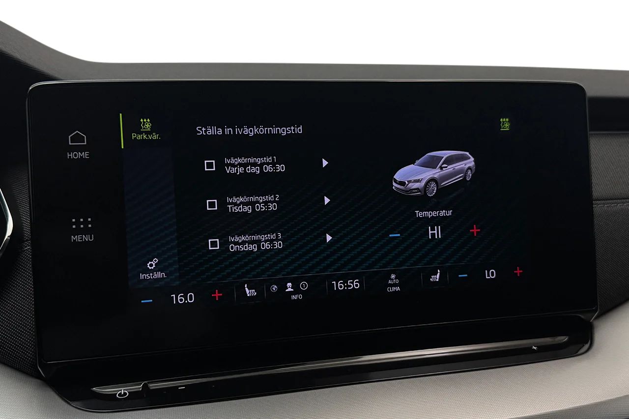 Skoda Octavia Kombi 2.0 TDI 4x4 Style Drag Kamera Cockpit Stolminne 200hk – bild 25 av 37