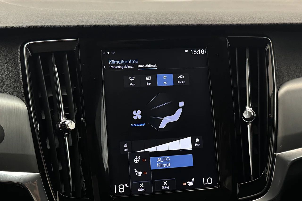 Volvo S90 T4 Aut Momentum Delläder Värmare Cockpit 190hk – bild 20 av 31